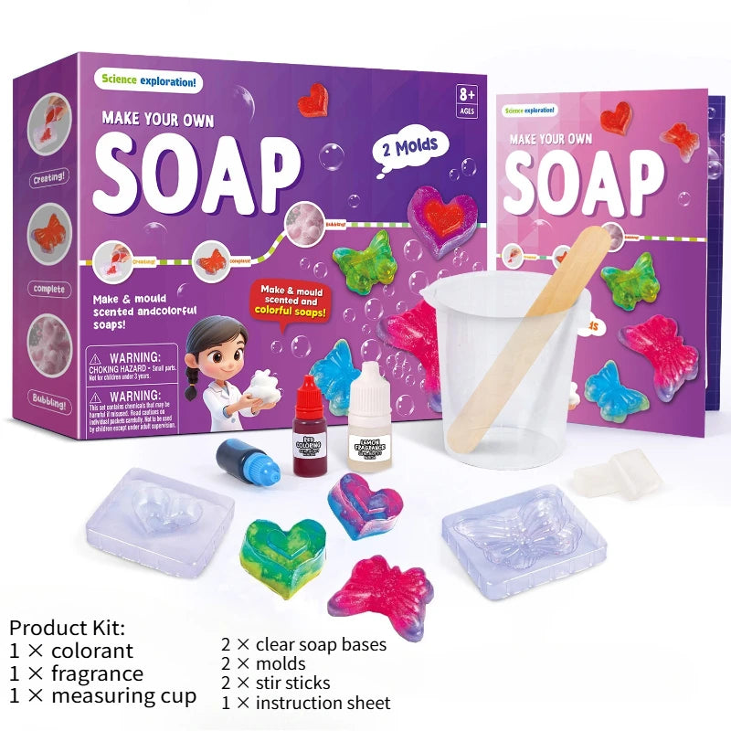 Science Experiment Kit Handmade DIY Soap Educational Project
