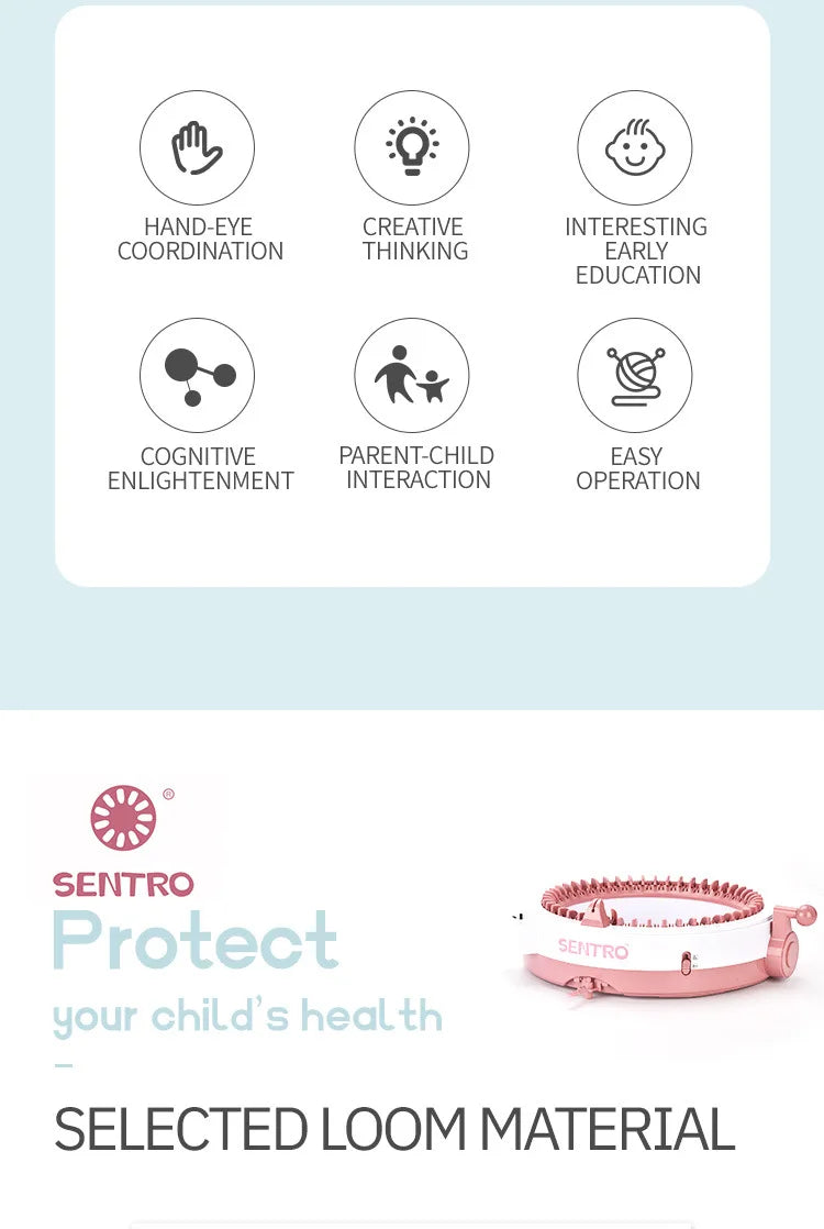 Sentro 48 needle Handmade Knitting Machine