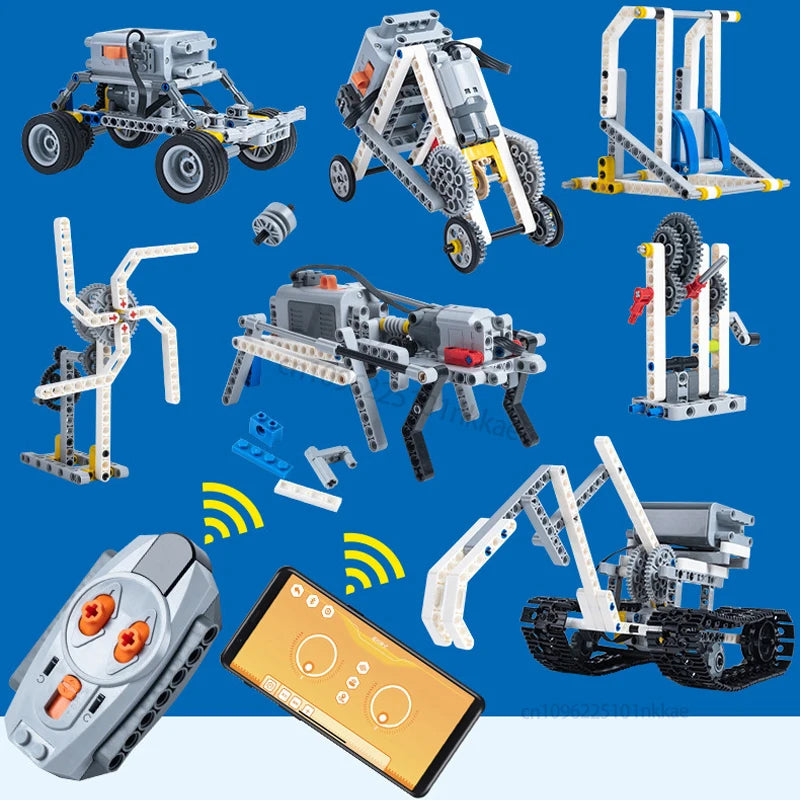 STEM 9686 Educational Set Technical Simple and Motorized Building Bricks
