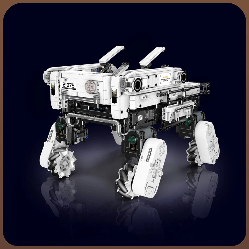 Remote Control All-terrain Mechanical Dog Building Block Set