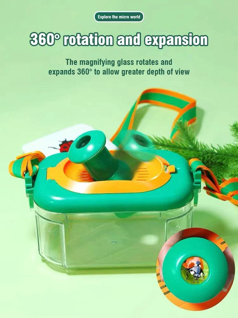 Children's Outdoor Insect Observation Set Toys Insect Trapping Package Adventure Explore Educational Science Toys for Kids Gift