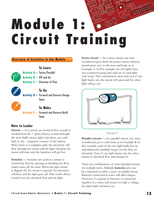 Junk Drawer Robotics Level 3: Mechatronics