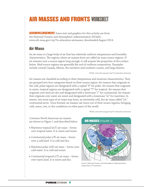 Weather and Climate Science Level 3