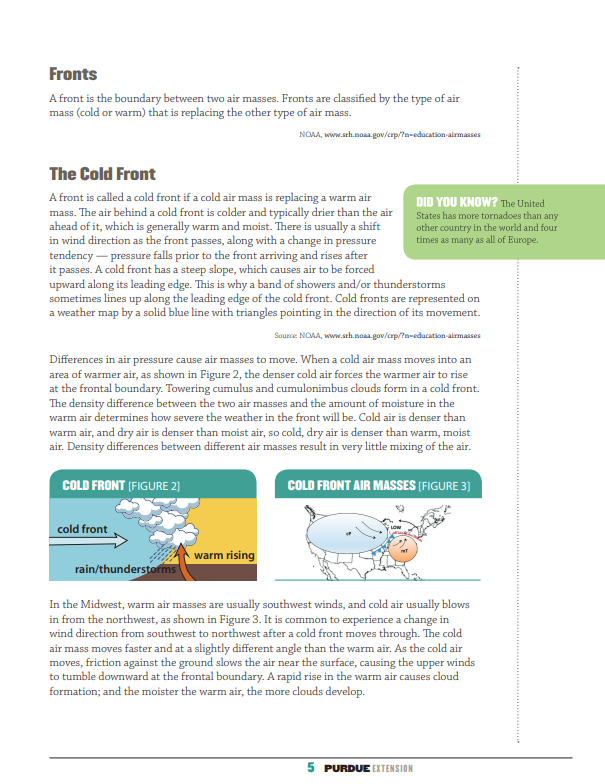 Weather and Climate Science Level 3