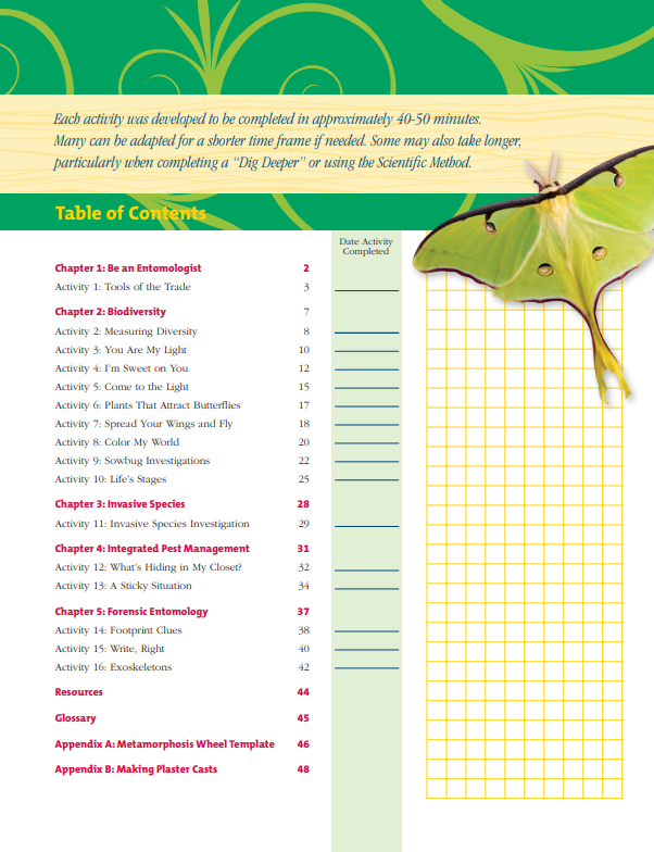 Teaming With Insects: Entomology Curriculum Level 2