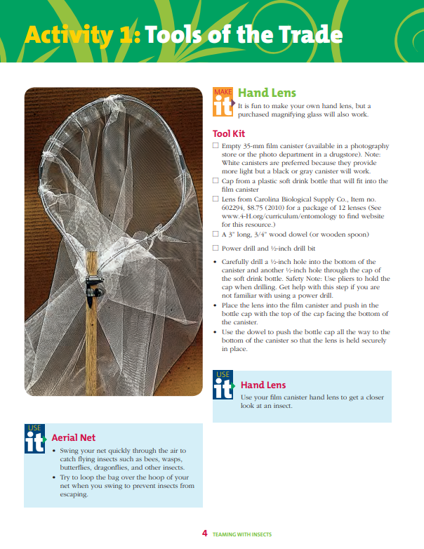 Teaming With Insects: Entomology Curriculum Level 2