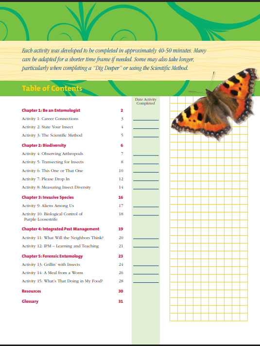 Teaming With Insects: Entomology Curriculum Level 3