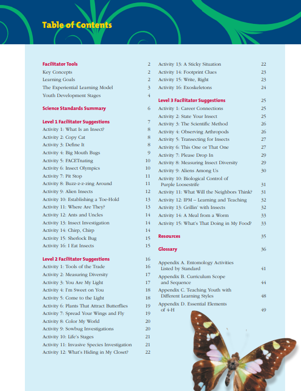 Teaming With Insects: Entomology Curriculum Facilitator's Guide