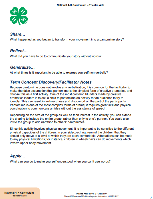 Theatre Arts Book: Level 2 - Intermediate