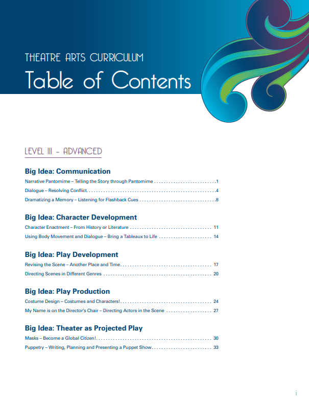 Theatre Arts Book: Level 3 - Advanced