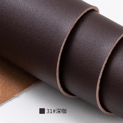 Suede PU Thickened Artificial Leather Fabric Sofa Headboard Hard Bag Seat Background Wall Bag Table Mat Sewing Cloth Solid Color