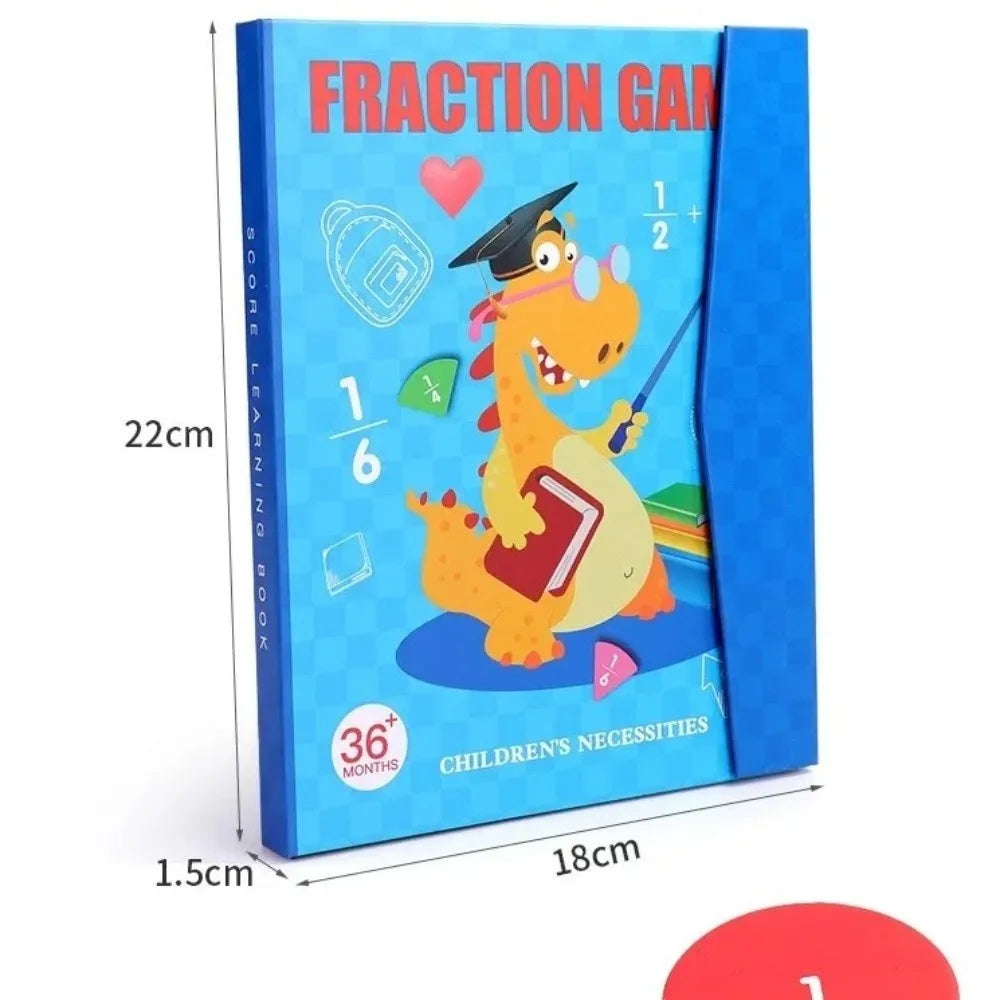 Magnetic Fraction Puzzles Math Mastery Montessori Learning Board