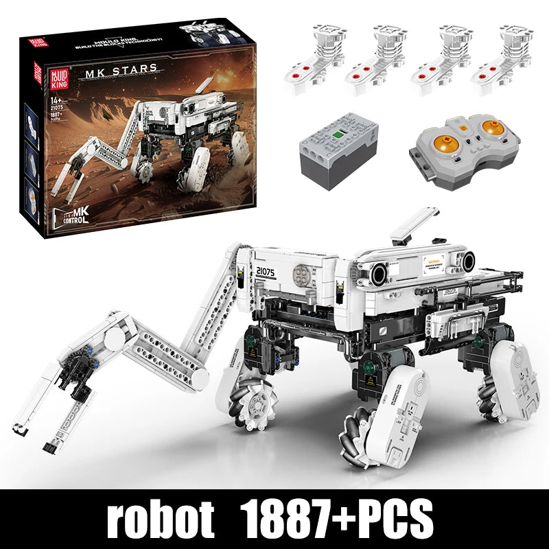 Remote Control All-terrain Mechanical Dog Building Block Set
