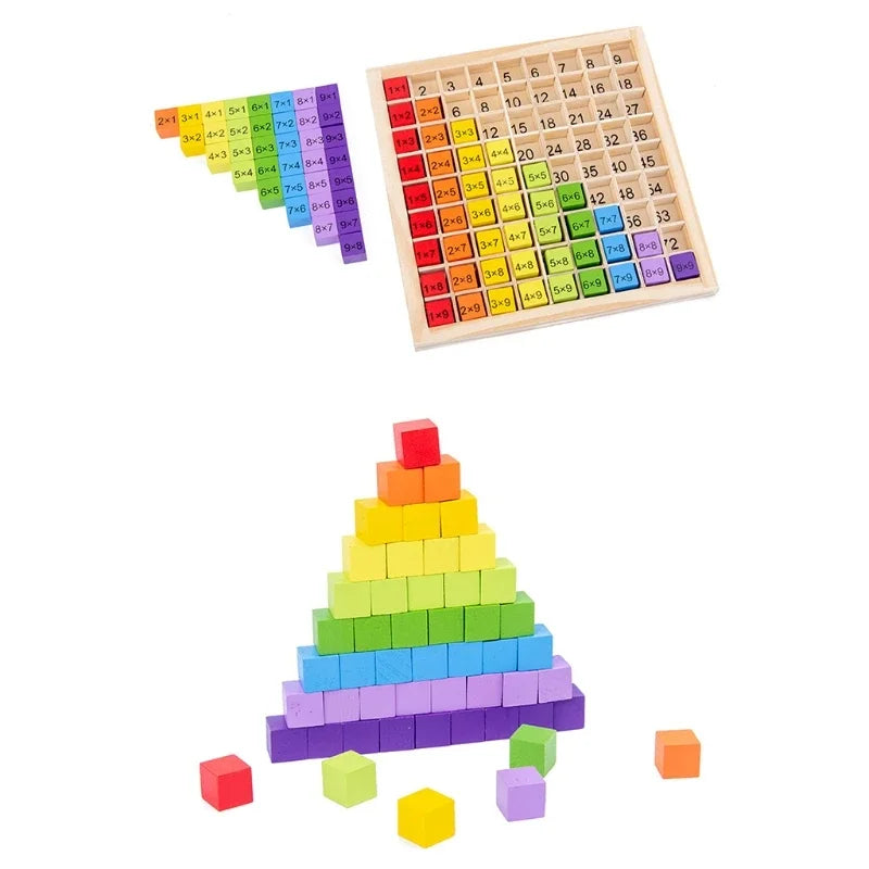 Montessori Wooden Multiplication Board