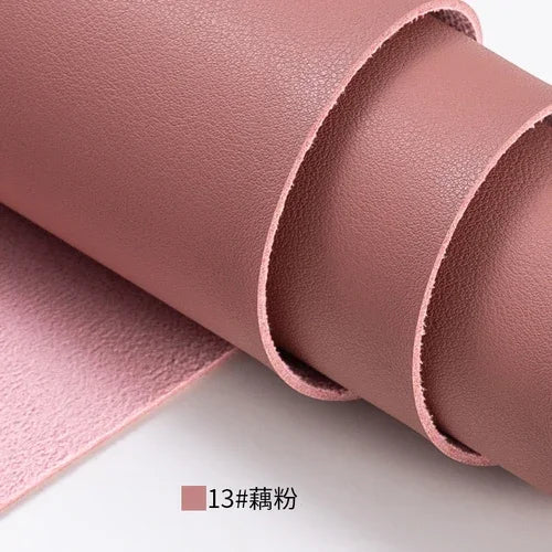 Suede PU Thickened Artificial Leather Fabric Sofa Headboard Hard Bag Seat Background Wall Bag Table Mat Sewing Cloth Solid Color