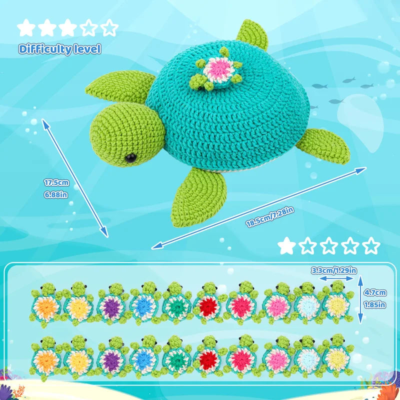 MIUSIE Crochet Kit for Beginners,Memory Matching Game