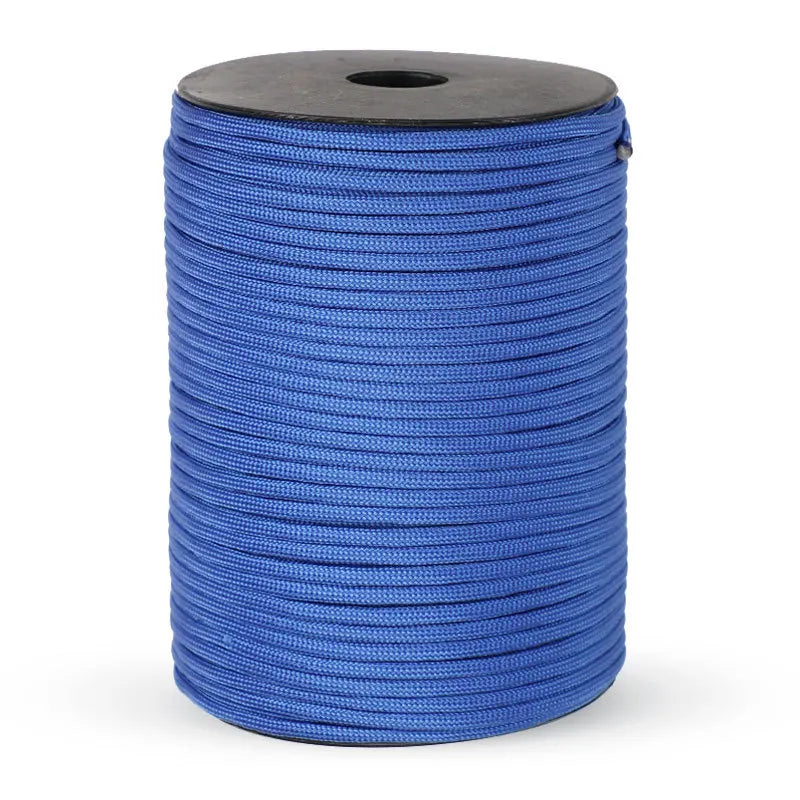 50/100m 550 Military Paracord 9 Strand 4mm Tactical Parachute Cord For DIY Making Lanyard Bracelet