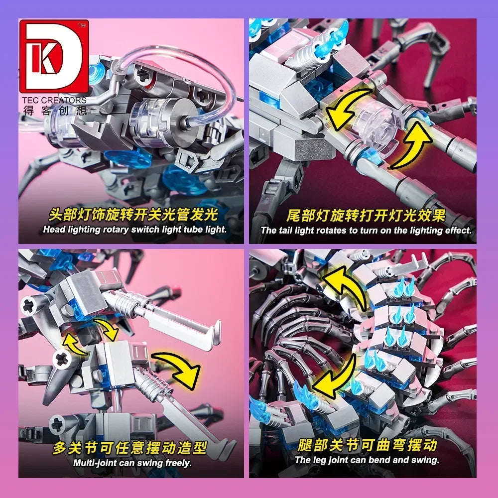 Technical Series Mechanical Centipede/Fish Building Set