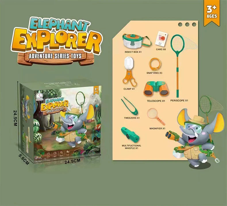 Children's Outdoor Insect Observation Set Toys Insect Trapping Package Adventure Explore Educational Science Toys for Kids Gift