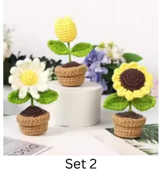 Flower Crochet Kit for Beginners