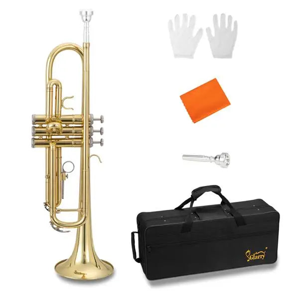 Brass Trumpet Bb with 7C Mouthpiece