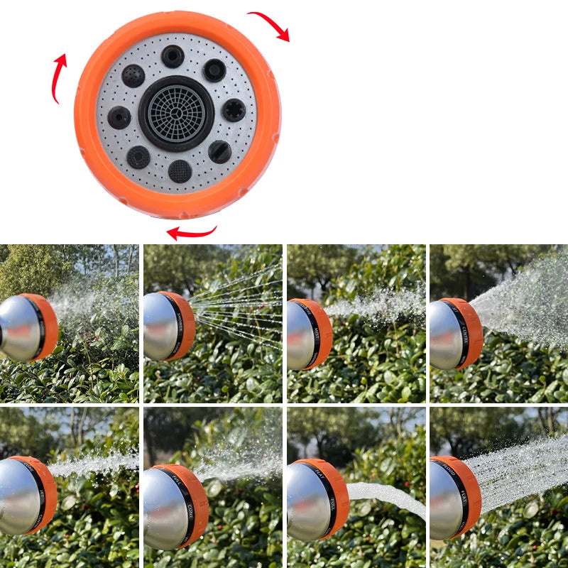 Long handle Garden Wand 8 Spray Patterns
