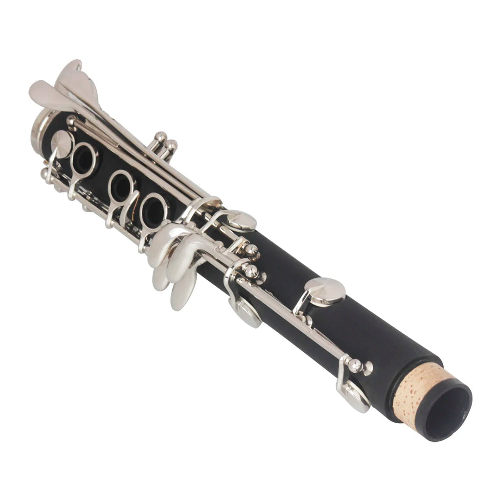 M MBAT Clarinet Bb 17 Key Clarinet Bakelite Body Material Woodwind instruments Clarinette with Box Cleaning Cloth