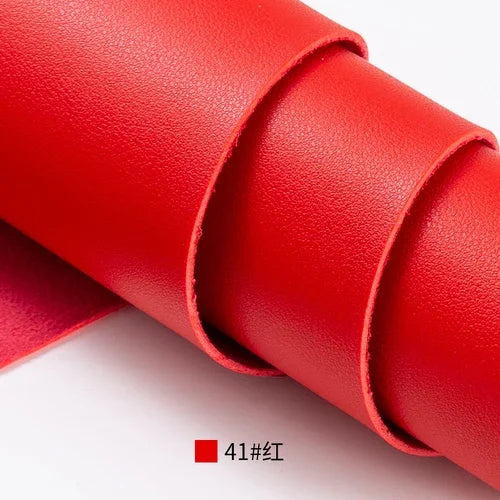 Suede PU Thickened Artificial Leather Fabric Sofa Headboard Hard Bag Seat Background Wall Bag Table Mat Sewing Cloth Solid Color