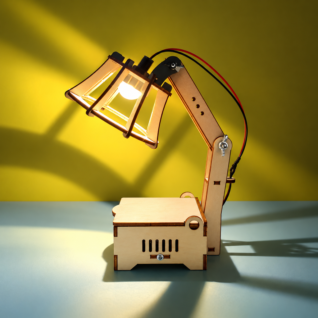 DIY Wooden Desk Lamp Kit