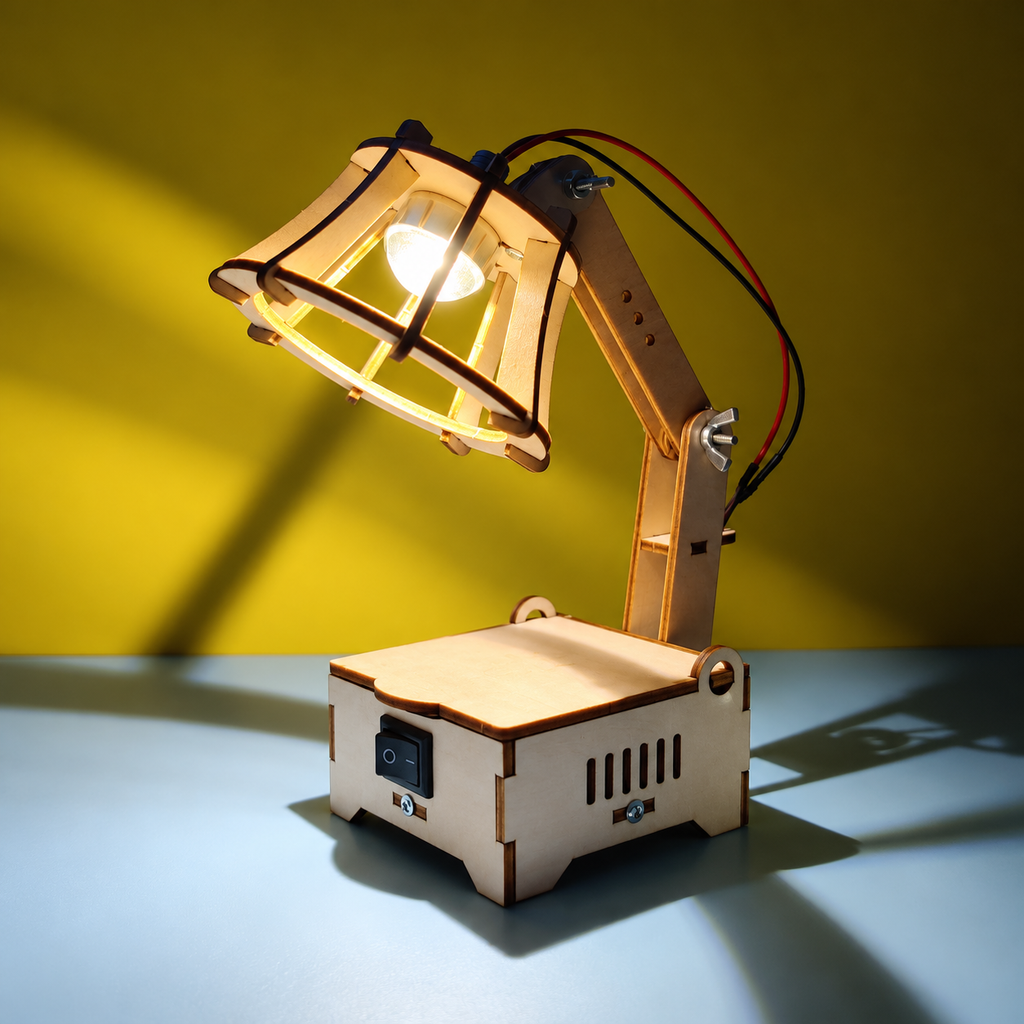 DIY Wooden Desk Lamp Kit
