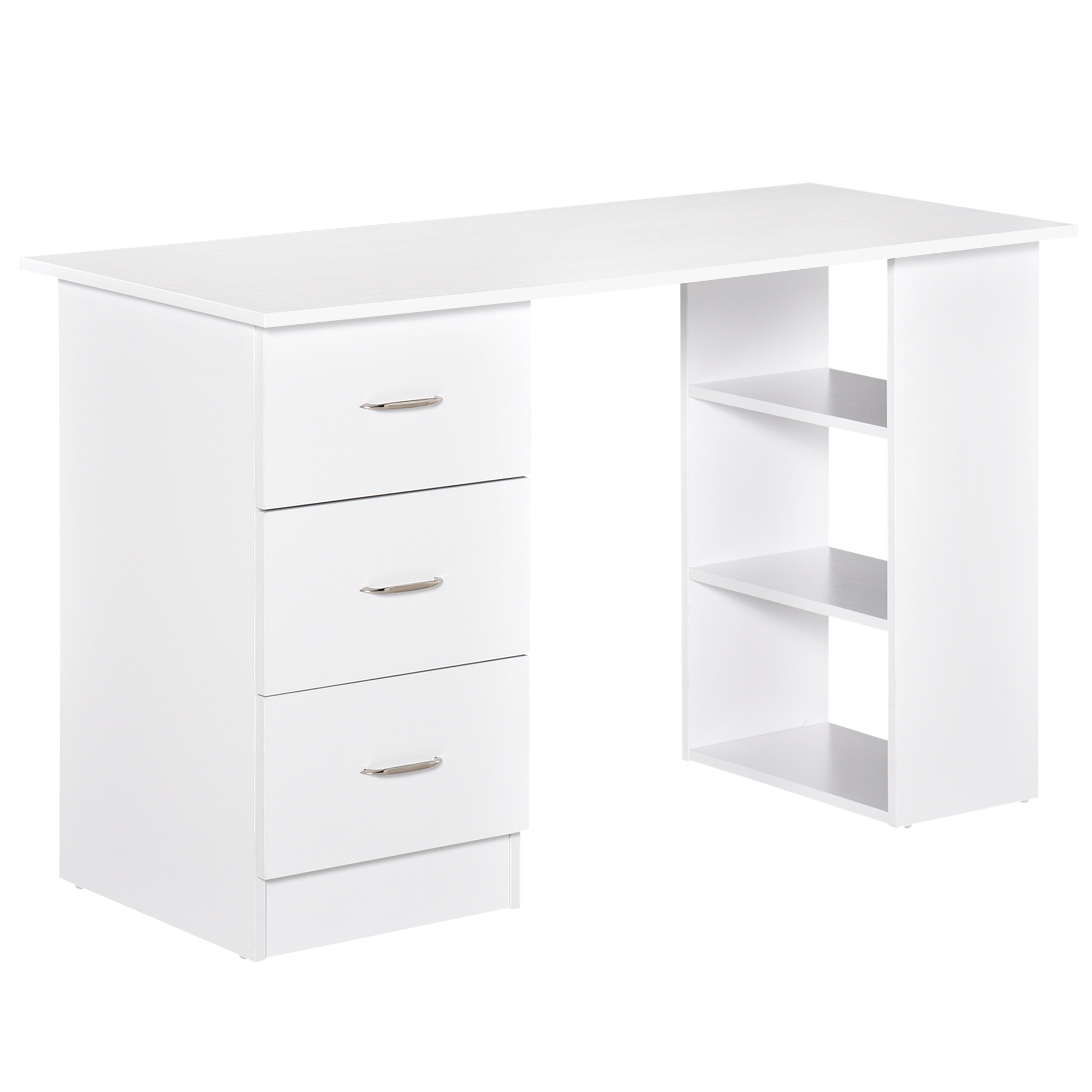 47" Student Desk With Shelves and Drawers