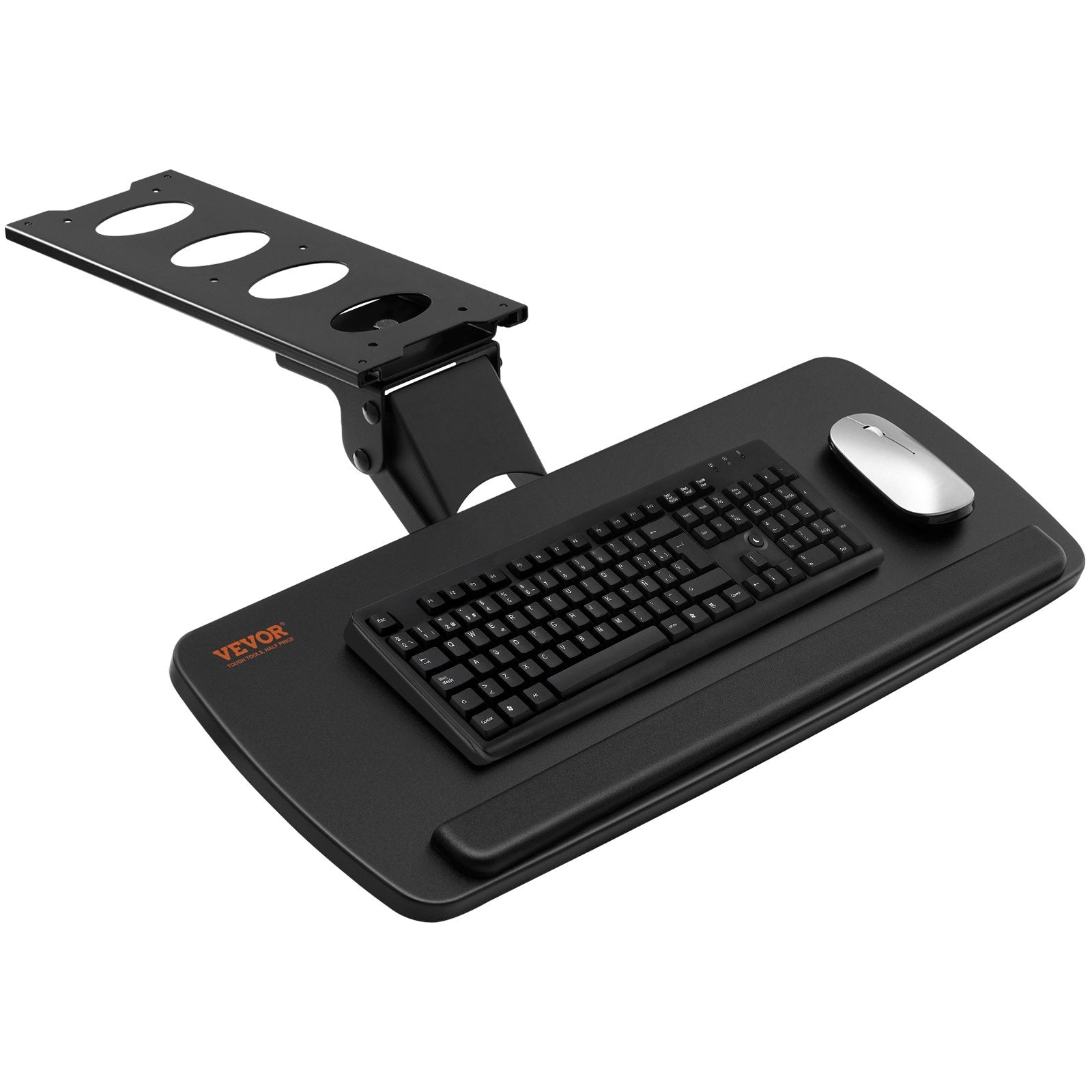 Keyboard Tray Under Desk Adjustable Height And Angle