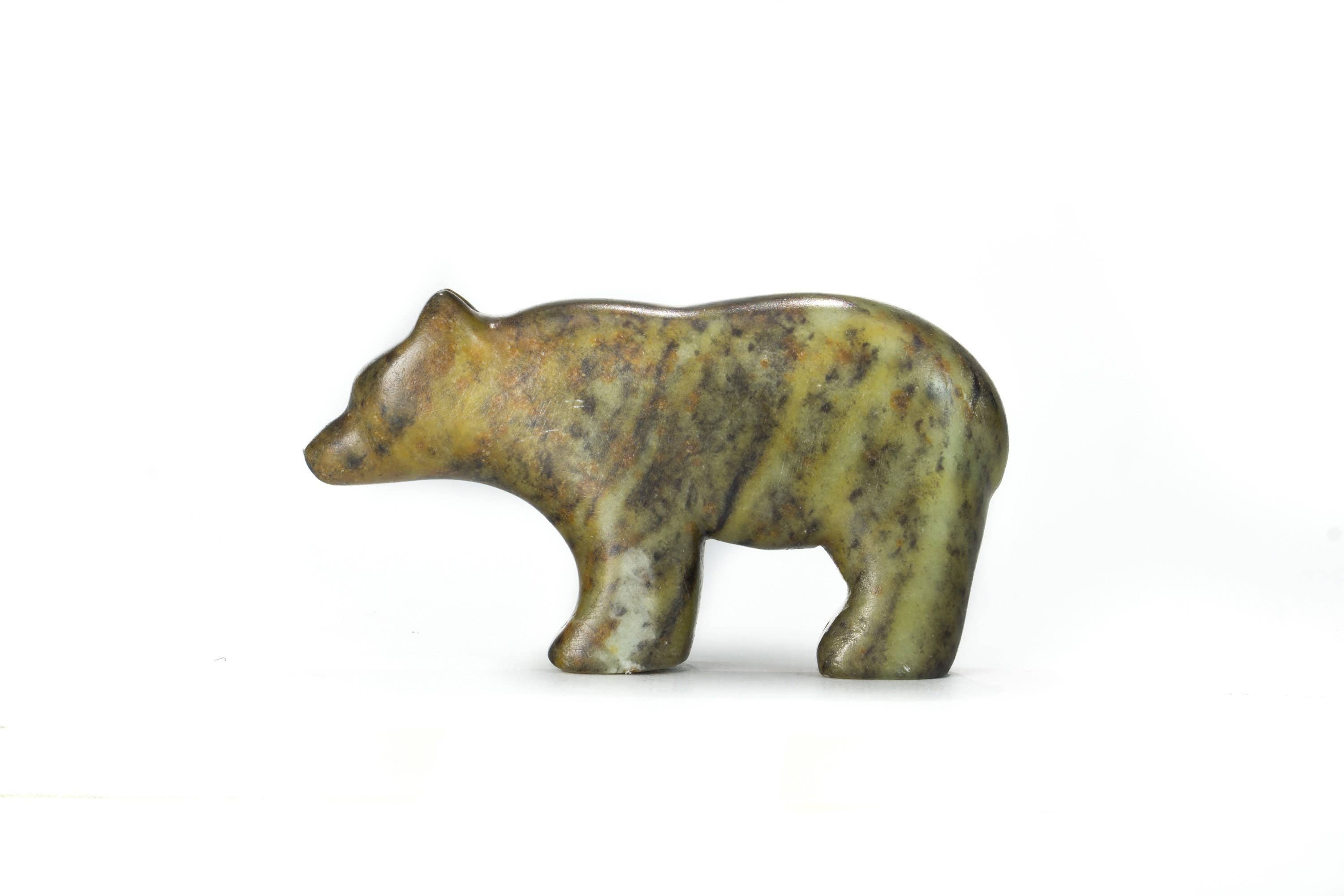 DIY Bear Soapstone Carving Kit for Kids