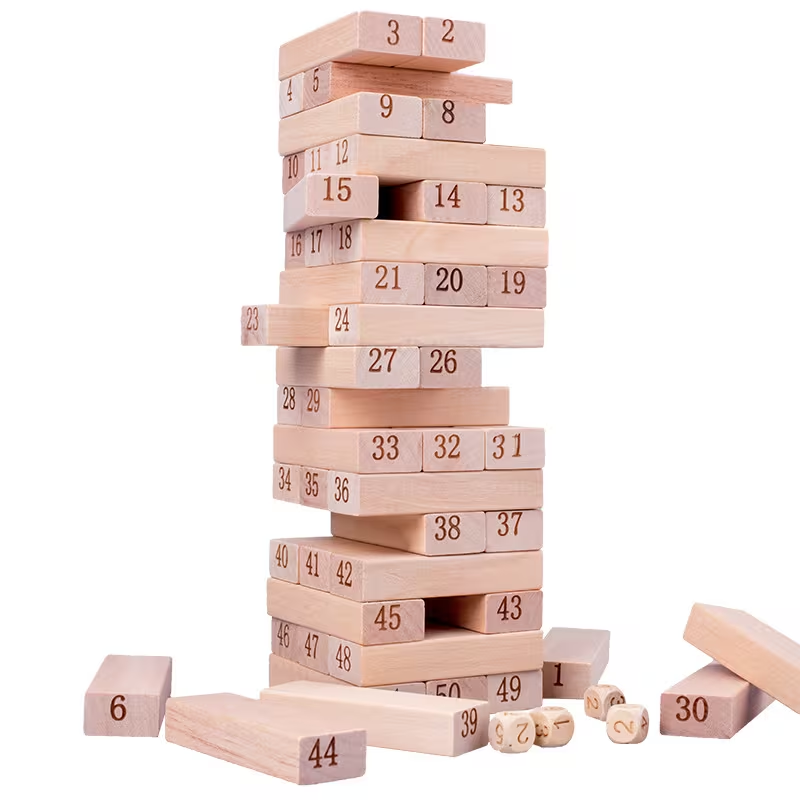 Building Block Number Stacking Edcational Strategy Game