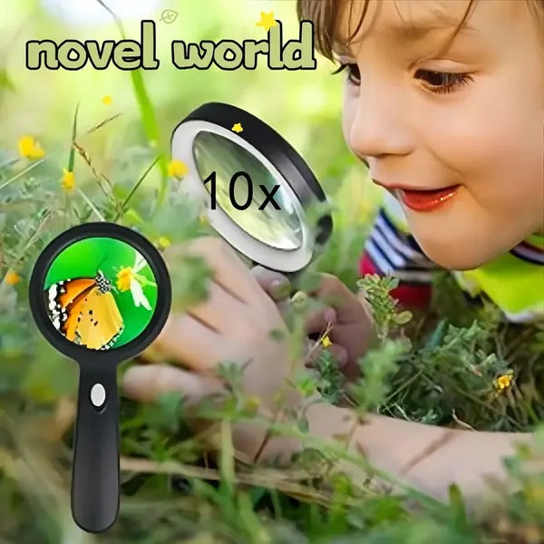 The Handheld Magnifying Glass With Light