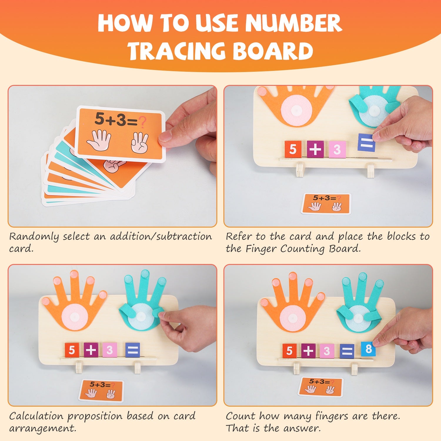 Talking Flash Cards And Finger Counting Math Board Interactive Learning Numbers Alphabet Words Songs