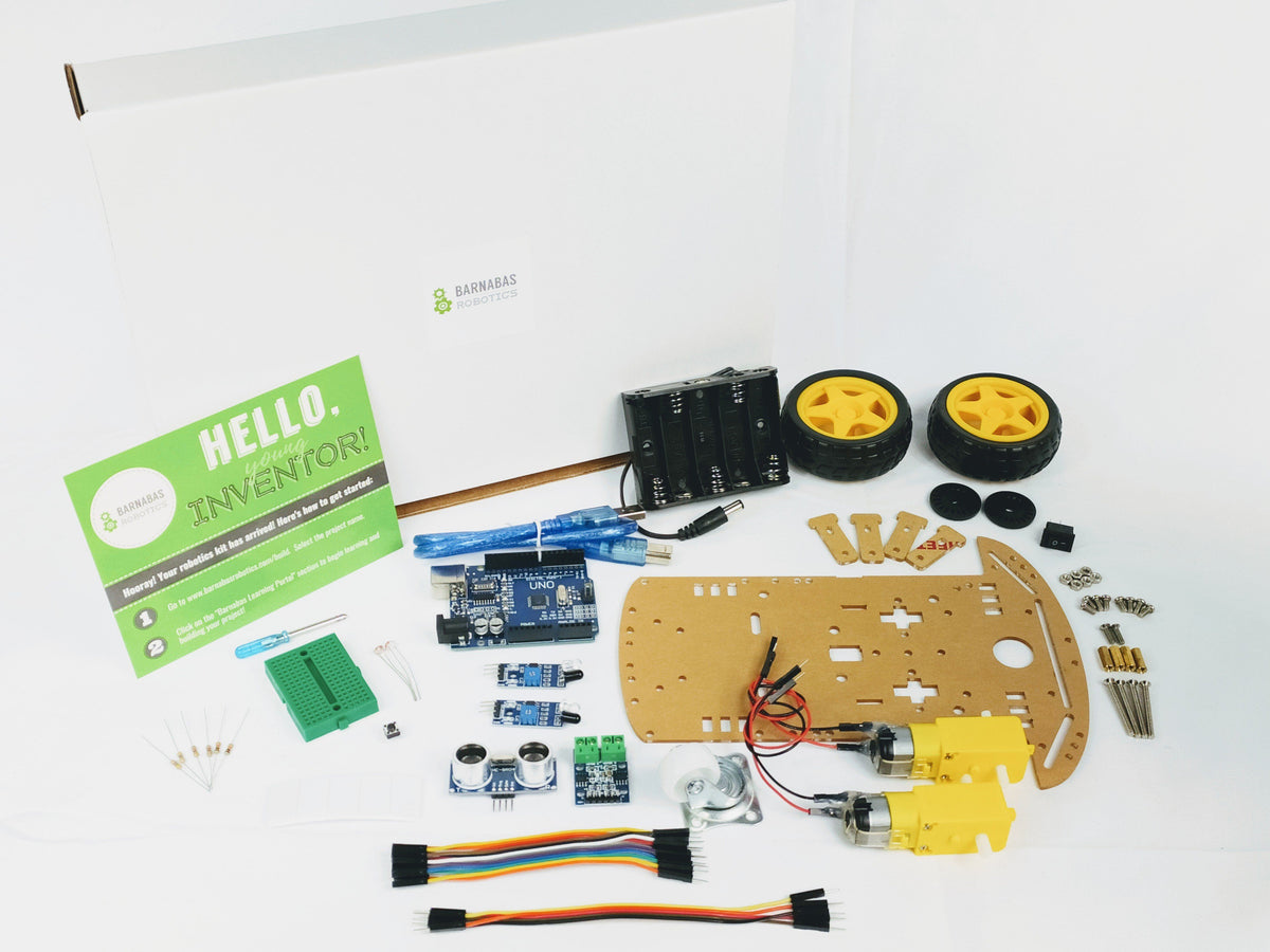 Barnabas Rover: Arduino-Compatible 2WD DC Motor Car Kit (Ages 11+)