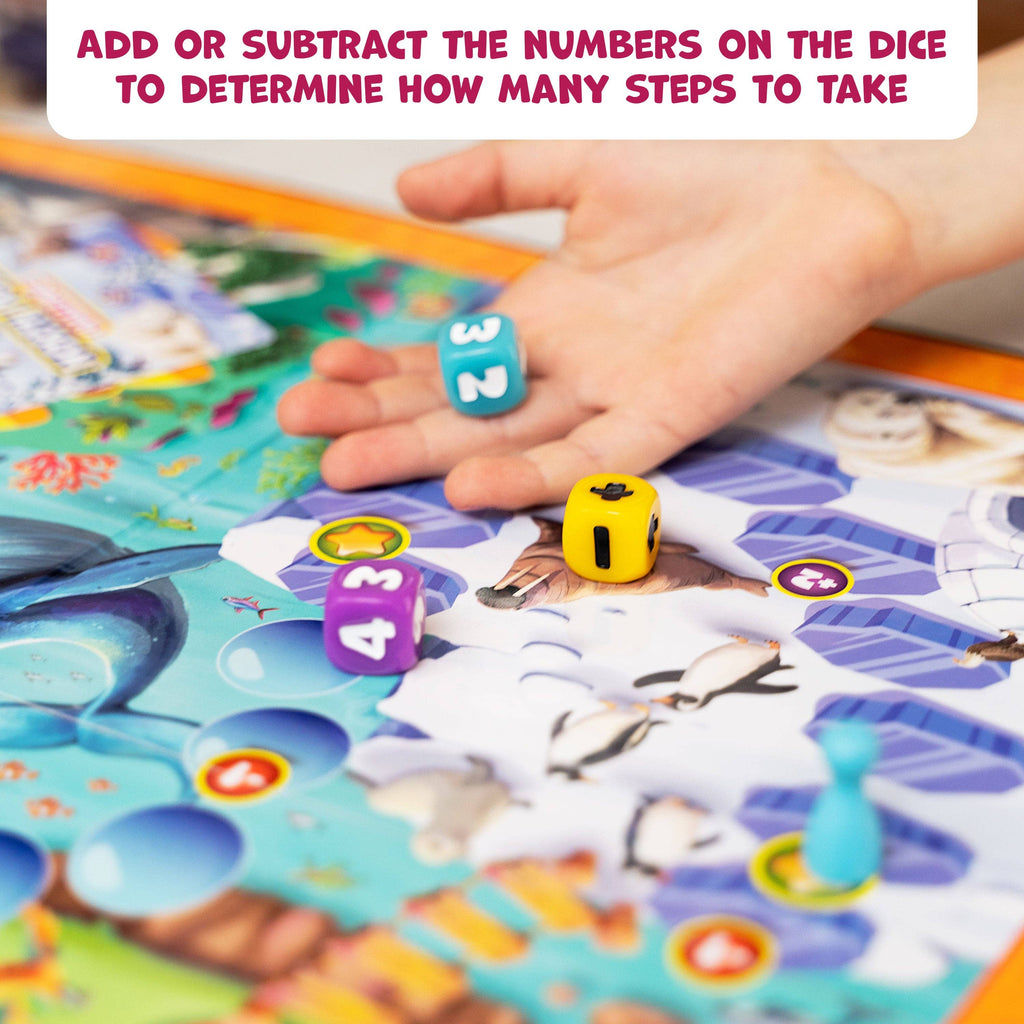 Number Hunter Math Board Game