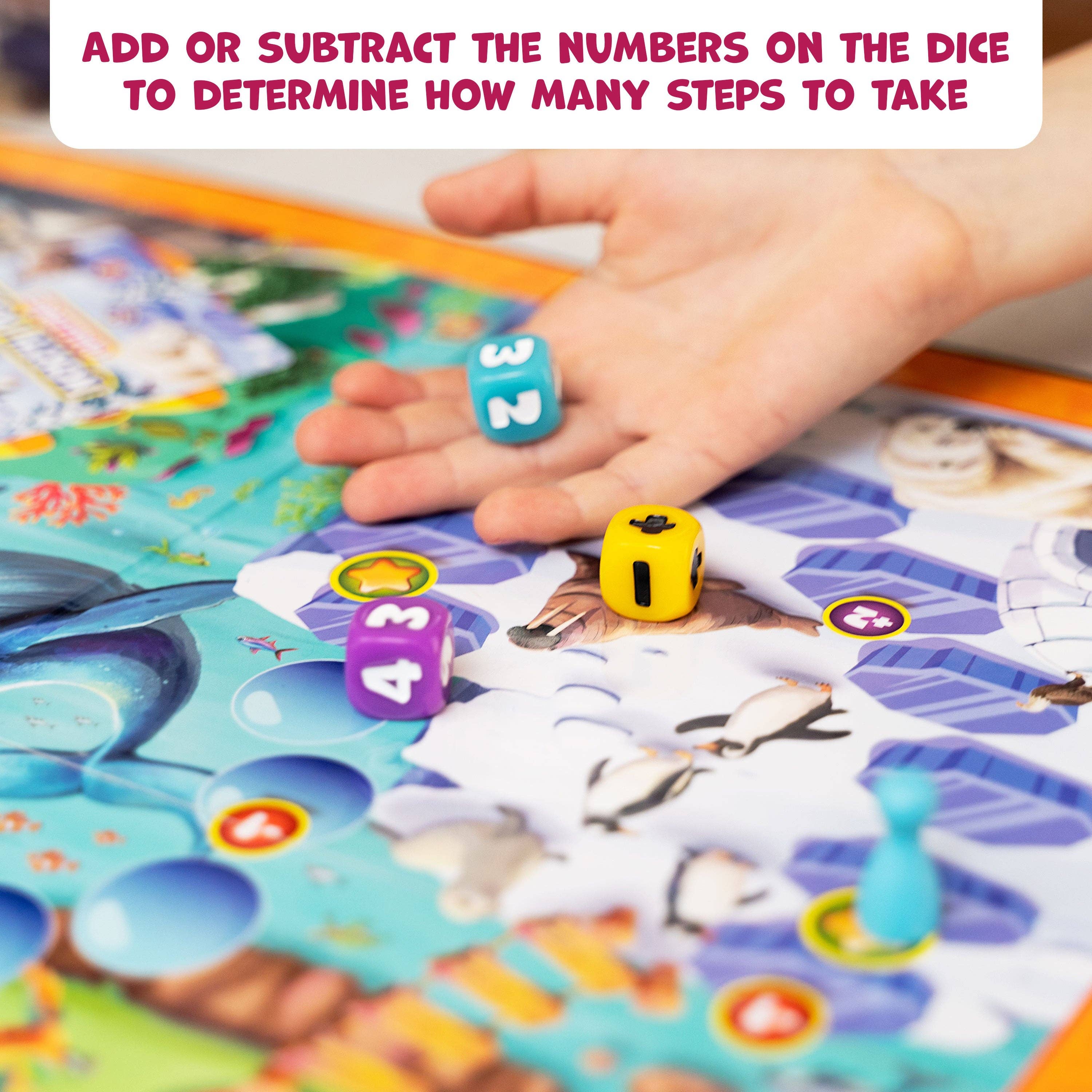 Number Hunter Math Board Game