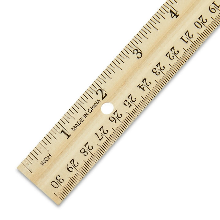 12 inch Wood Ruler