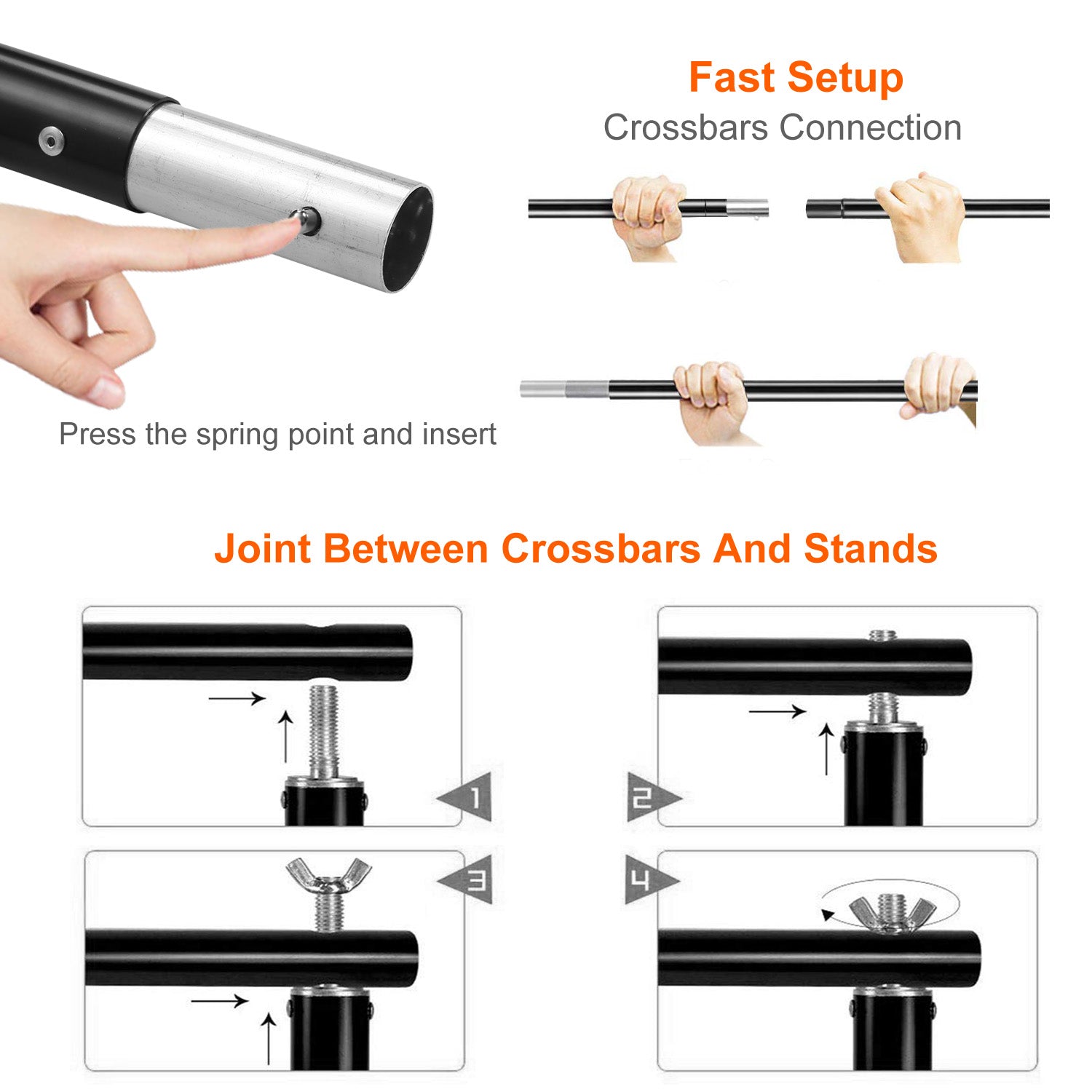6.5 X 10ft Photo Video Backdrop Stand Adjustable Heavy Duty Set With Carrying Bag Clamps
