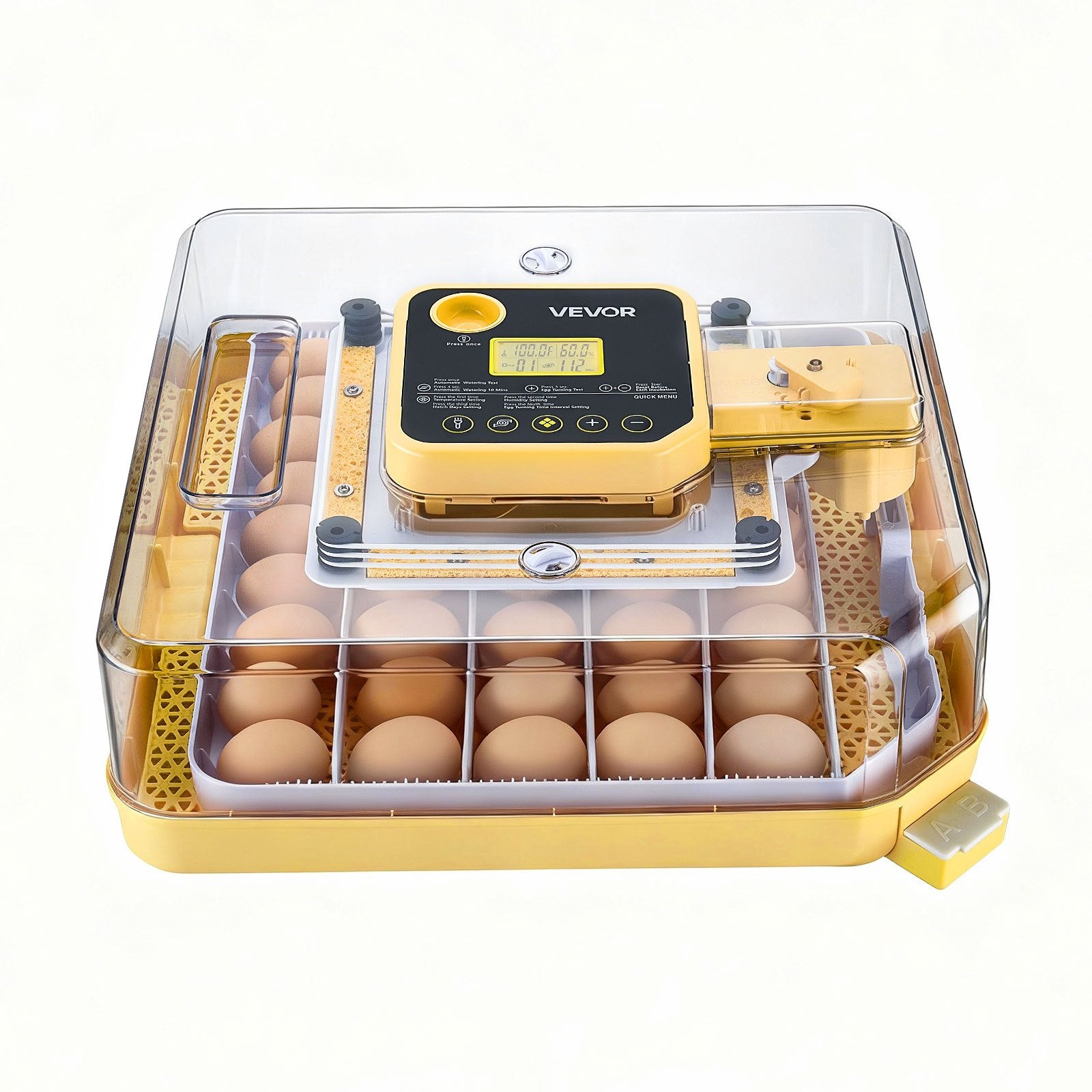 48 Egg Incubator, Automatic Turner With LED Candler, For Hatching Chicks, Ducks, Goose, and Quail Eggs