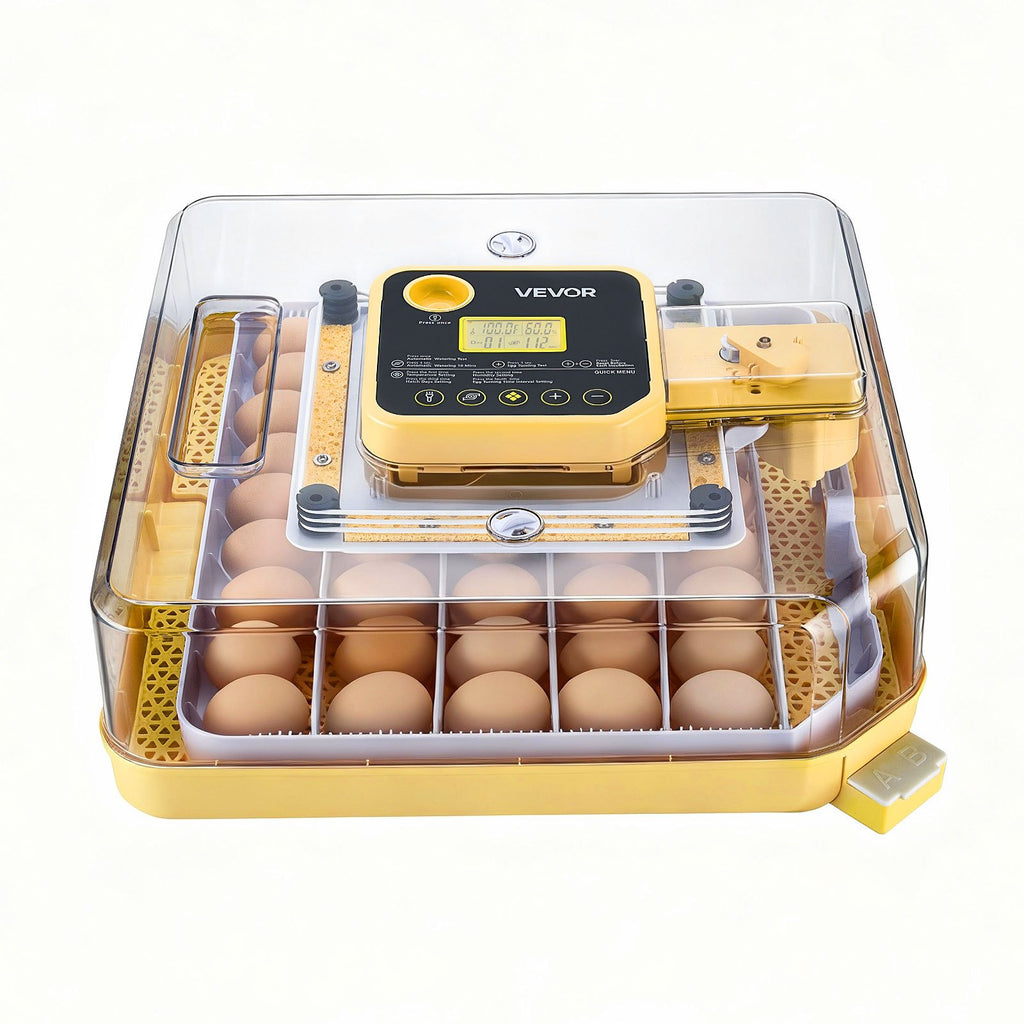 48 Egg Incubator, Automatic Turner With LED Candler, For Hatching Chicks, Ducks, Goose, and Quail Eggs