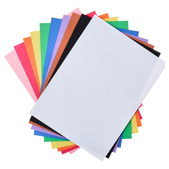 Pack of 6 Assorted Colors Construction Paper 9x12