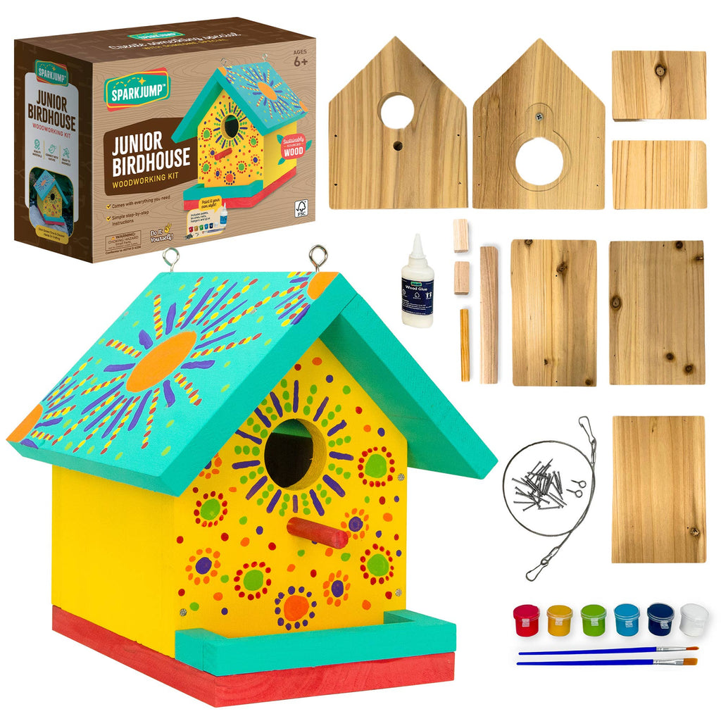 Jr. Birdhouse Woodworking Kit