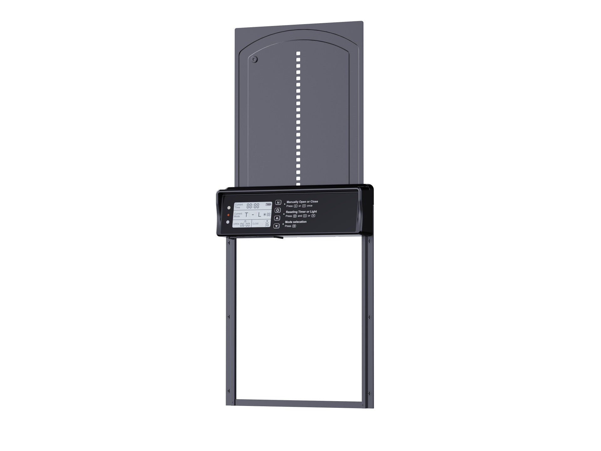 Remote Control Timing Alarm Solar Chicken House Door
