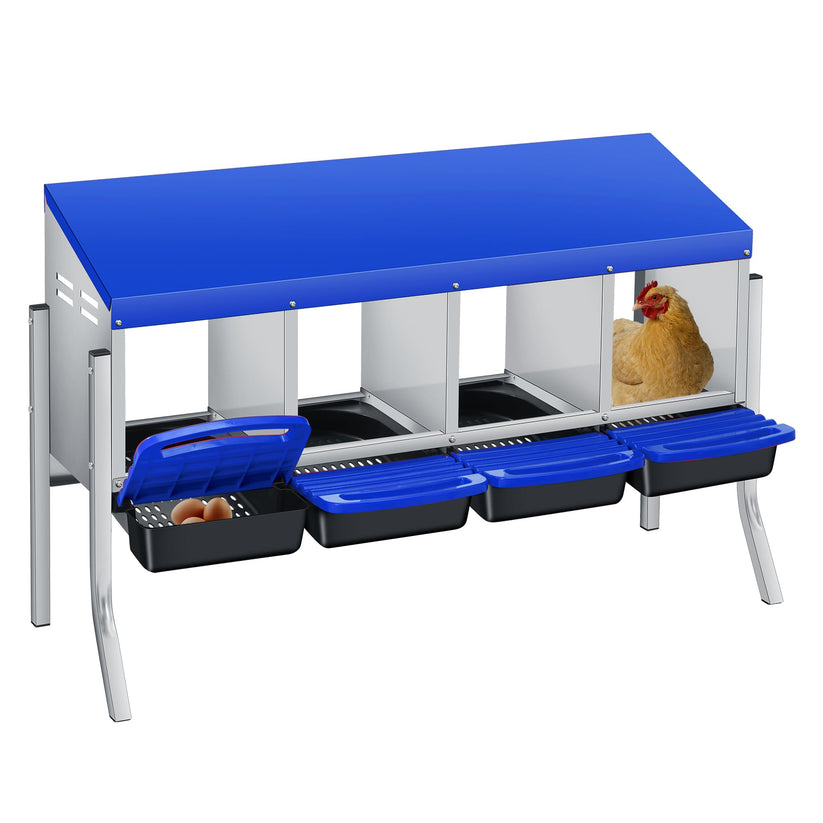 4-Hole Chicken Nest, With Legs And Cover To Protect Eggs
