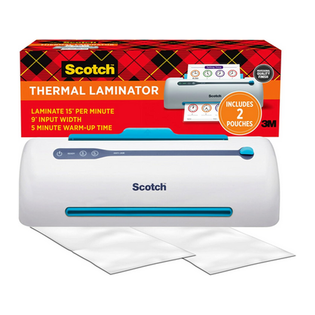 Scotch PRO TL906 Thermal Laminator Machine – 9-Inch Classroom & Homeschool Laminator for Educational Materials, Worksheets & Learning Resources