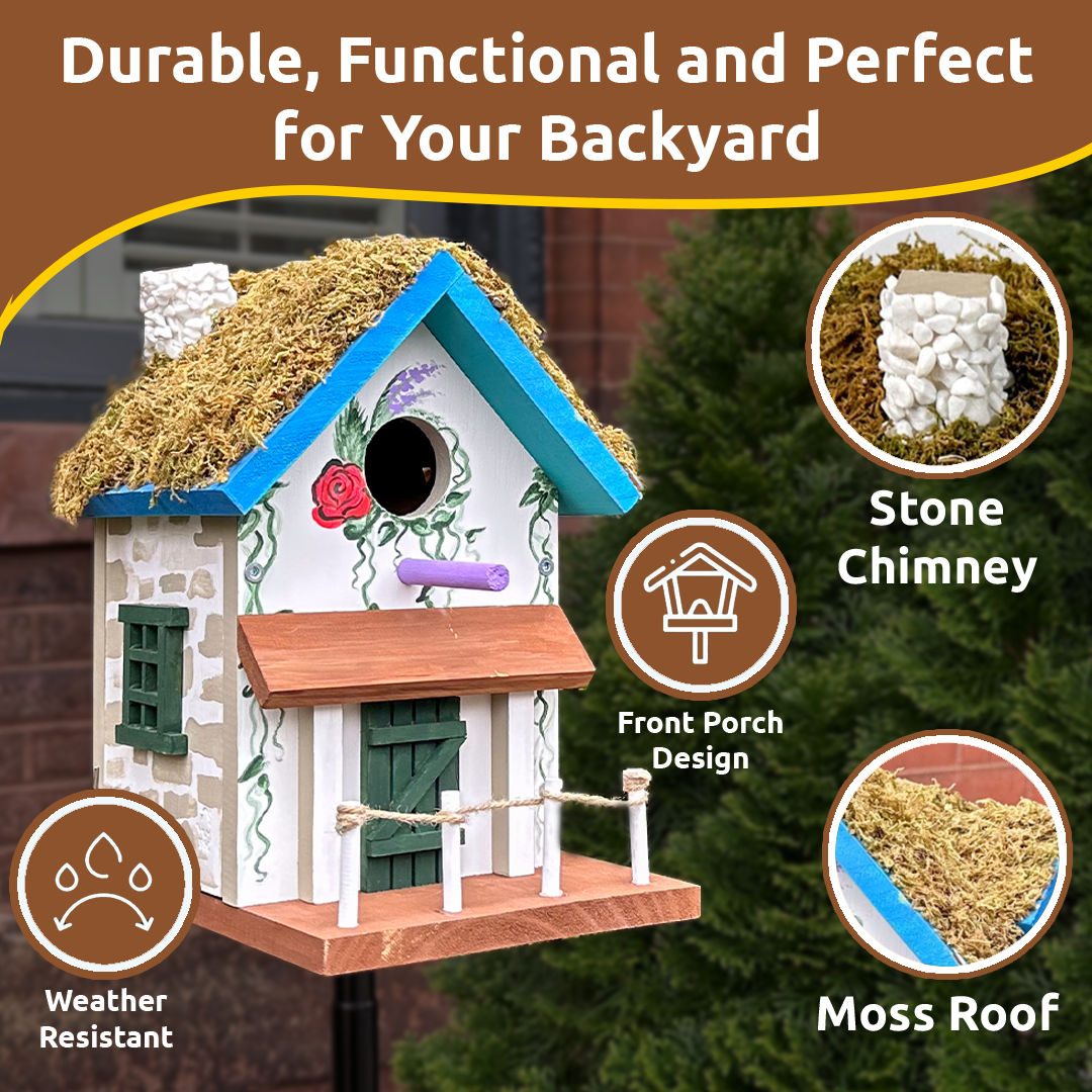 Cottage Birdhouse Woodworking Kit