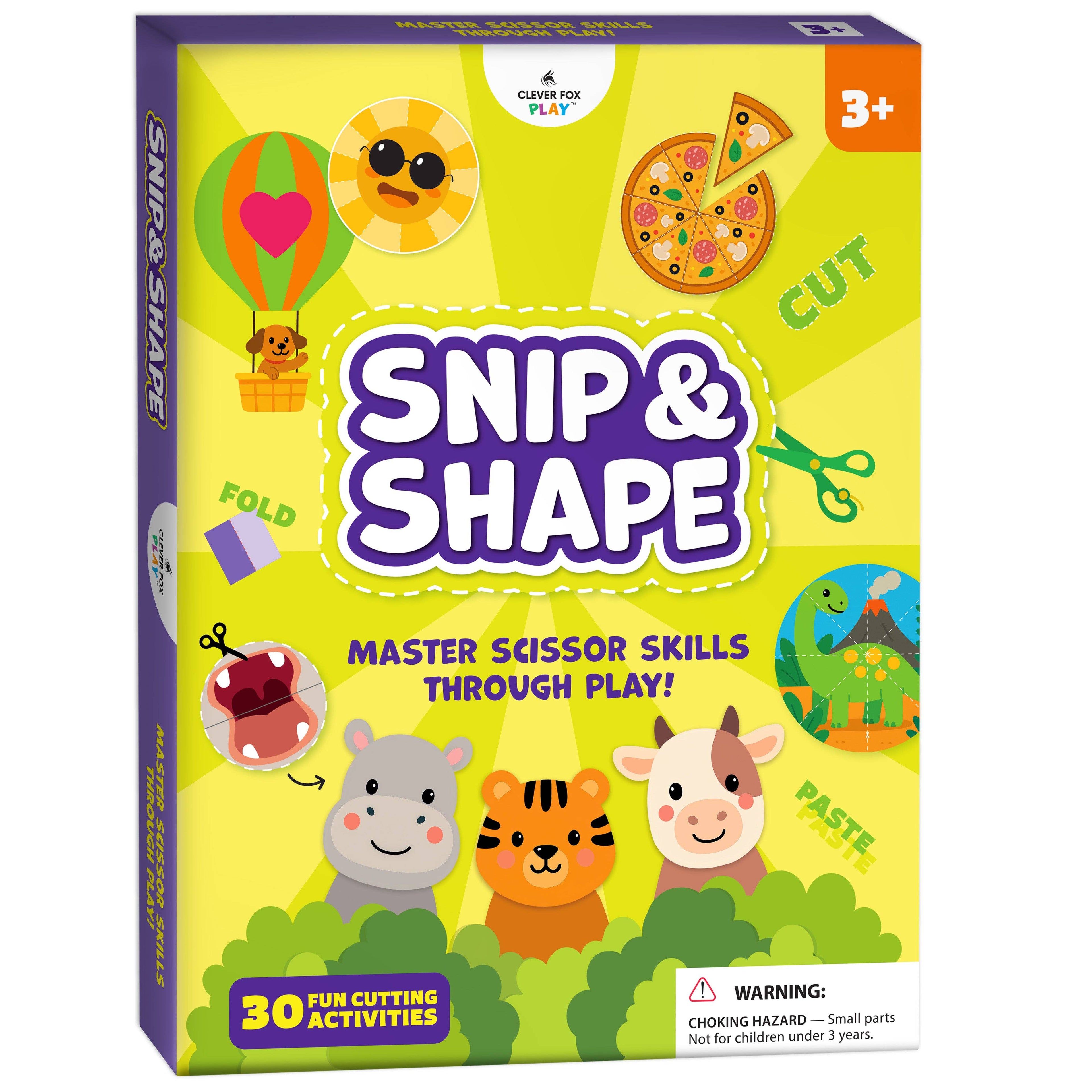 Snip & Shape Scissor Skills Activity Book